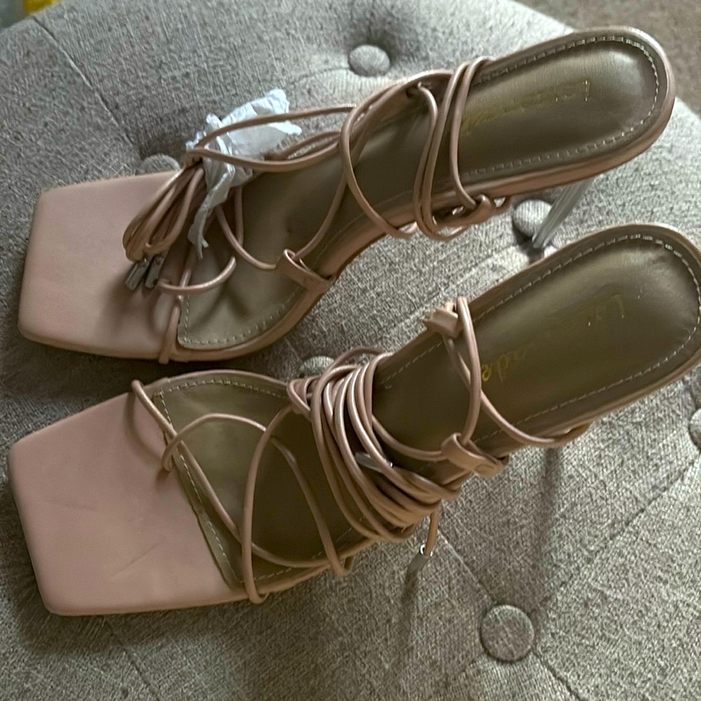 Sexy lace up Tam Mule !